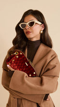 Load image into Gallery viewer, Daniel Crossbody Clutch Sml Monarch Velvet

