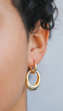 Load image into Gallery viewer, Gold Coupled Hoop Earrings
