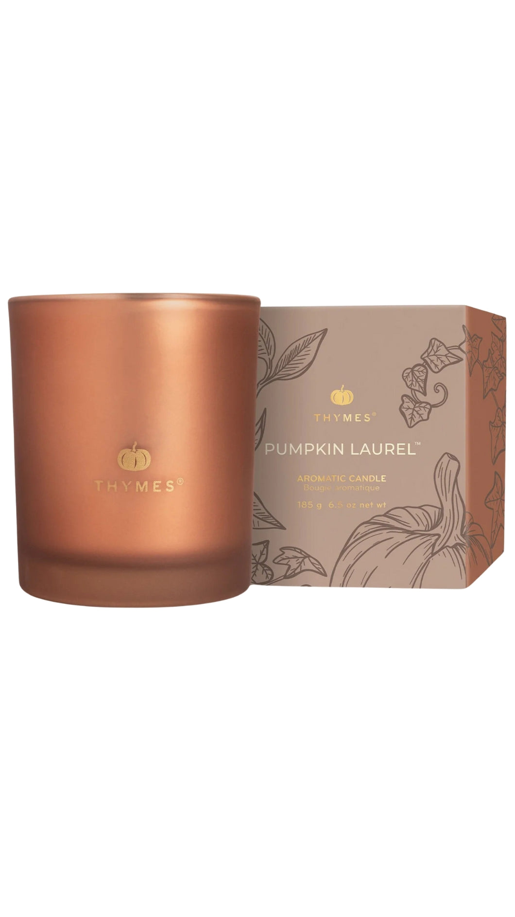 6.5oz Boxed Pumpkin Laurel Candle