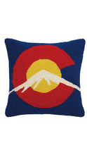 Load image into Gallery viewer, Decorative pillow with a colorful design on a white background

