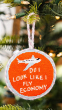 Load image into Gallery viewer, Fly Economy Needlepoint Ornament
