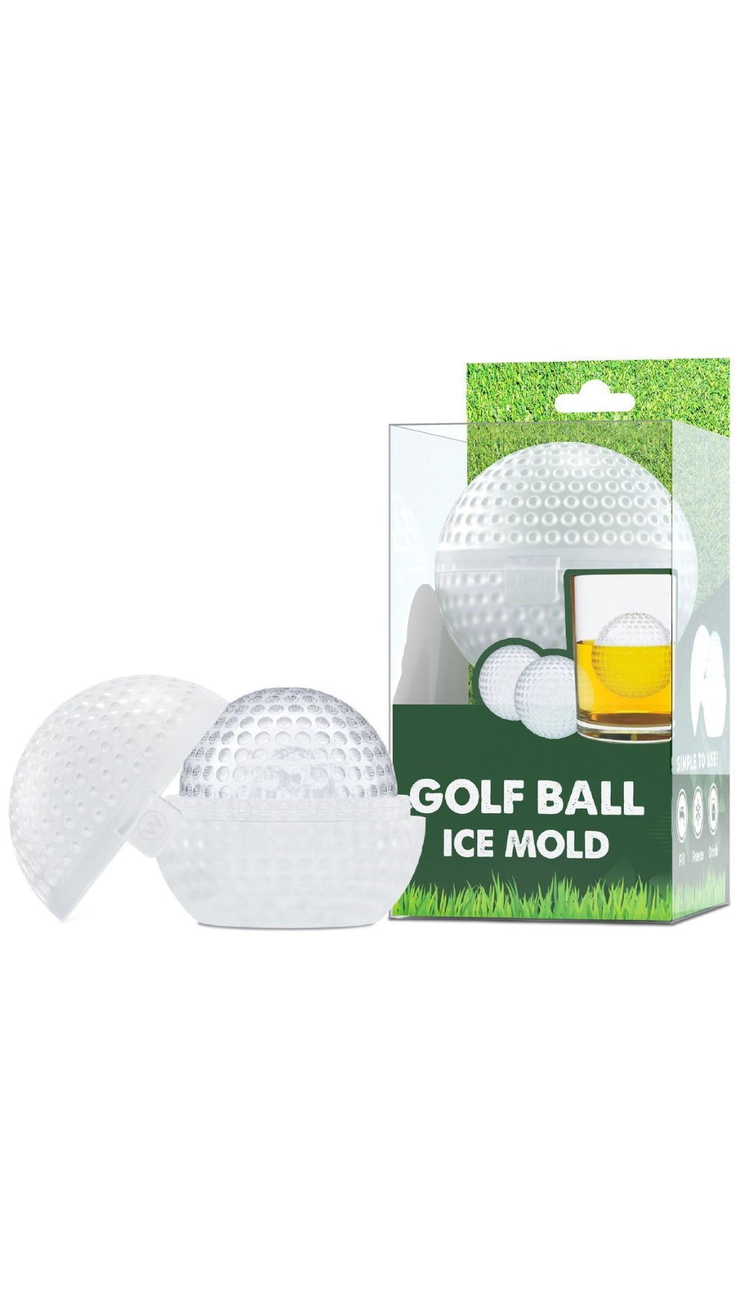 2 Pack Golf Ball Ice Mold