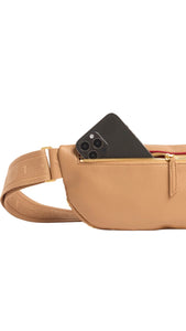 Charles Crossbody- Toast Tan