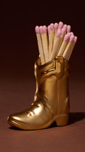 Load image into Gallery viewer, Gold Cowboy Boot Matches
