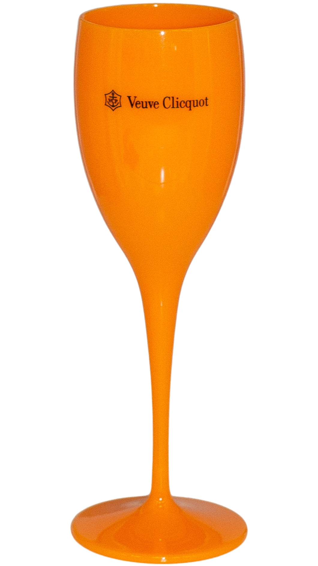 Orange Veuve Champagne Flute