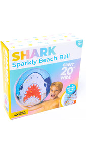 Shark Sparkly Beach Ball