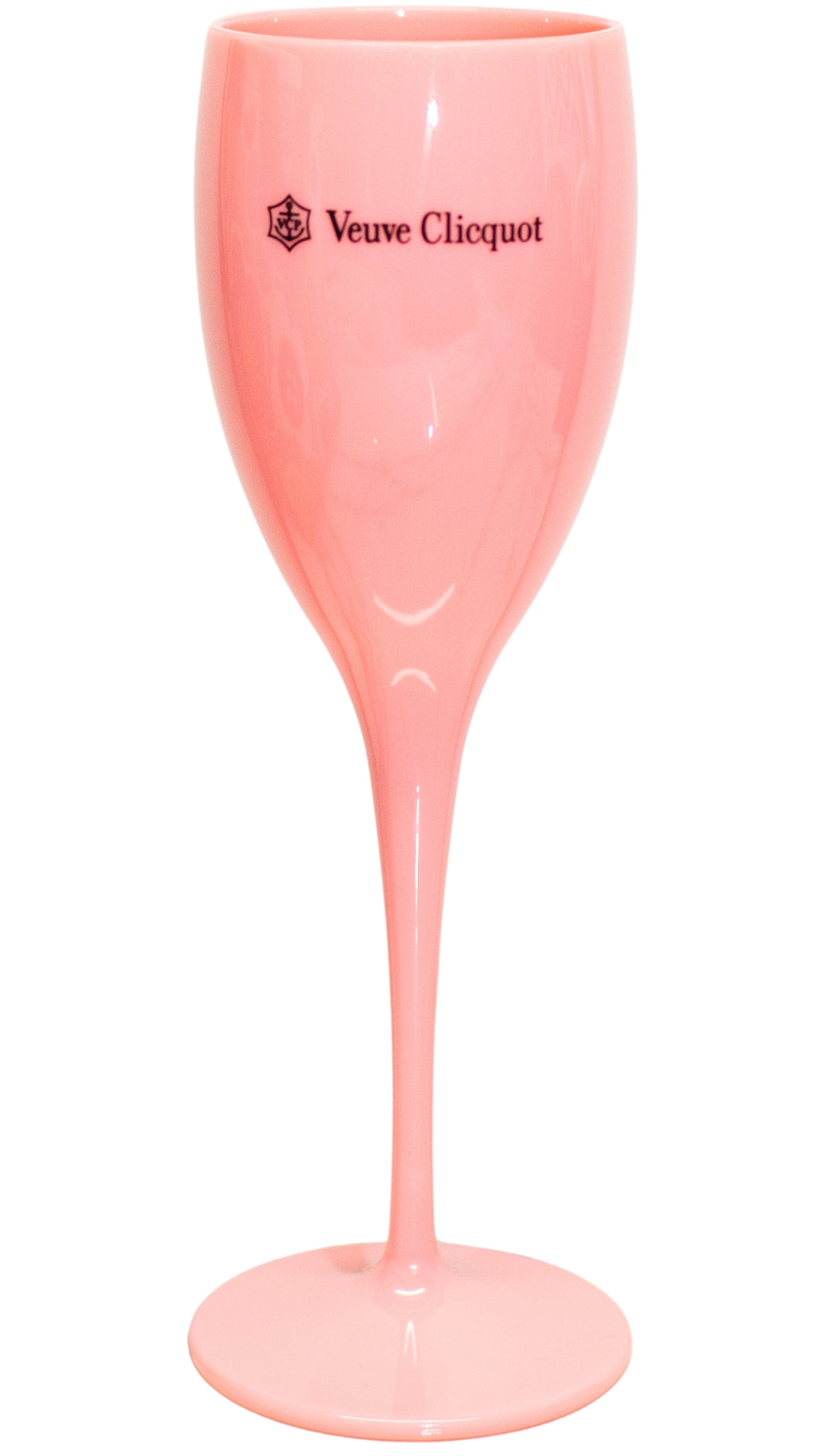 Pink Veuve Champagne Flute