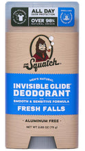 Load image into Gallery viewer, Dr. Squatch Invisible Glide Deodorant packaging on a white background
