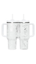 Load image into Gallery viewer, 40oz Swiftie Tumbler White
