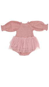 Smocked Tutu in Rose