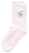 Load image into Gallery viewer, Bride Embroidered Socks
