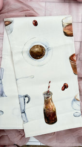 Cafe Tea Towel
