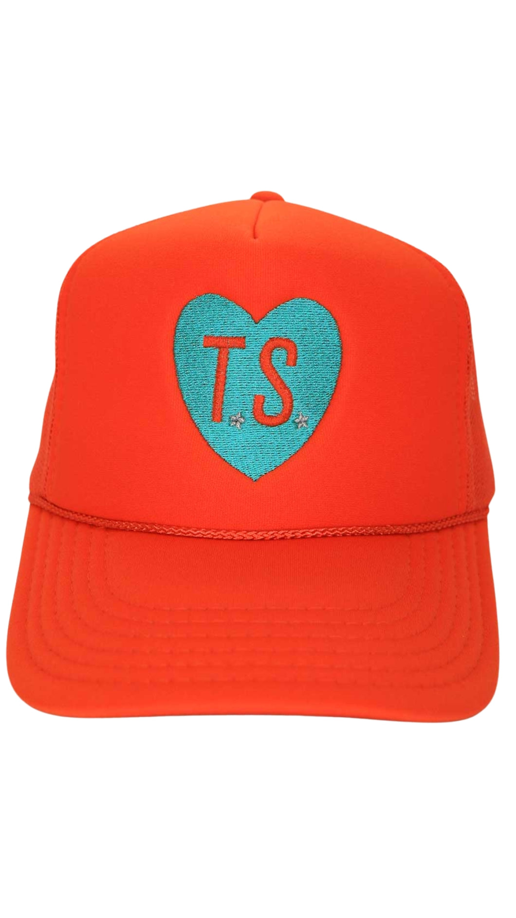 Orange TS Heart Hat