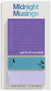 Midnight Sticky Note Set