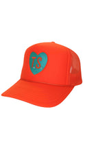 Load image into Gallery viewer, Orange TS Heart Hat
