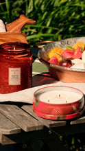 Load image into Gallery viewer, Tomato Trellis 3 Wick Tin Candle
