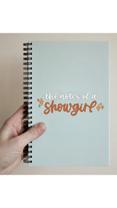 Notes of a Showgirl Notebook