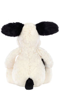 Load image into Gallery viewer, Bashful Black &amp; Cream Puppy Medium Plush
