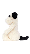 Load image into Gallery viewer, Bashful Black &amp; Cream Puppy Medium Plush

