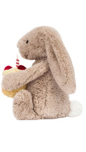 Load image into Gallery viewer, Bashful Beige Bunny Birthday Plush
