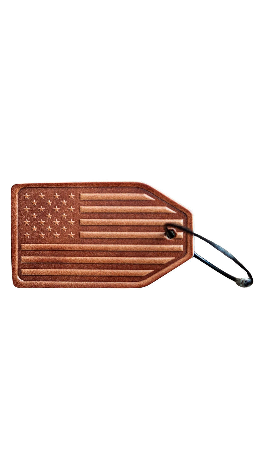 American Flag Luggage Tag