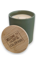 Load image into Gallery viewer, Welcome Colorado Wood Top Candle
