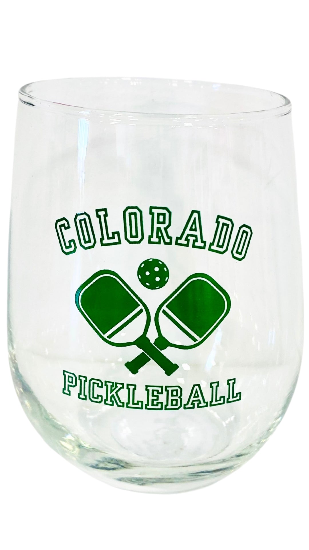 Colorado Pickleball Stemless – Wish Gifts