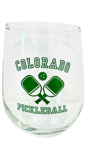 Colorado Pickleball Stemless