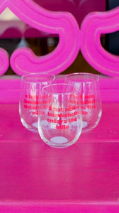 Hot Pink Bombshell Stemless