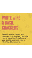 Load image into Gallery viewer, White Wine &amp; Basil Crackers
