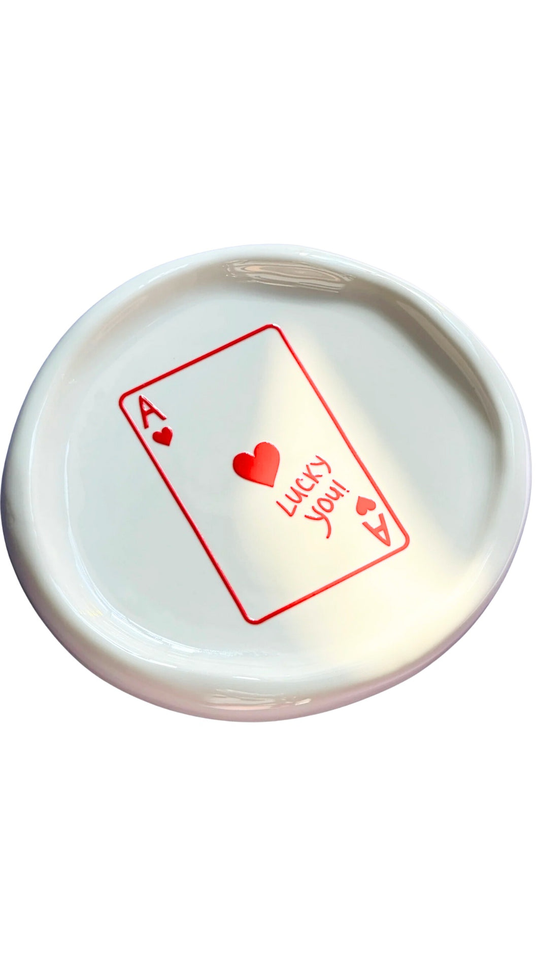 Playing Card Round Tray