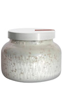 Load image into Gallery viewer, Tinsel &amp; Spice White Etched Candle
