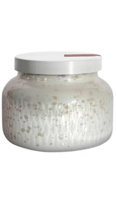 Tinsel & Spice White Etched Candle