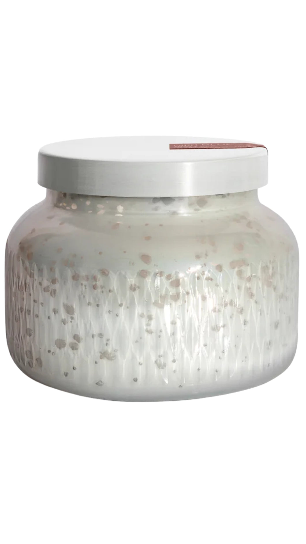Tinsel & Spice White Etched Candle