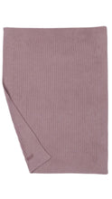 Load image into Gallery viewer, Teaberry Lite Ribbed Baby Blanket
