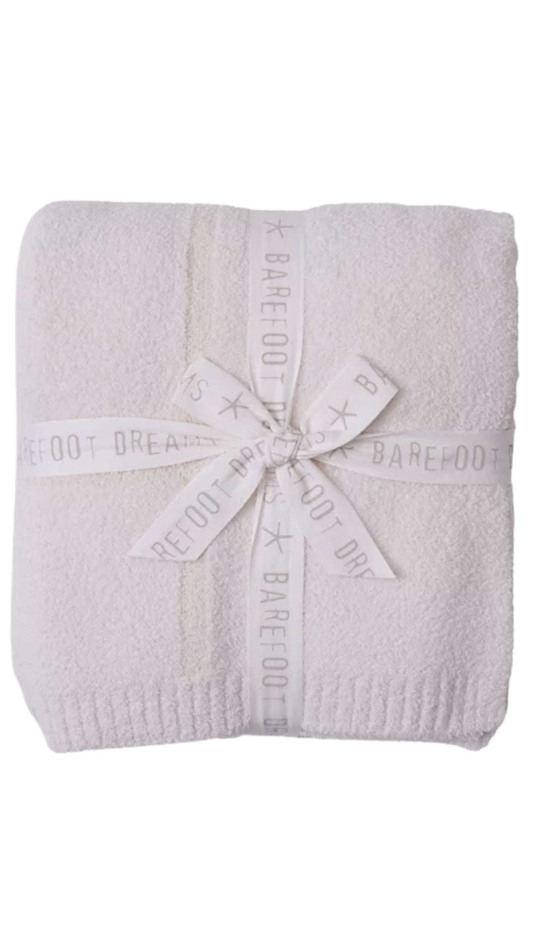 Cream Cotton Tonal Plaid Throw