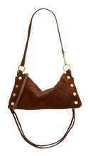 Load image into Gallery viewer, Kyle Bag-Chocolate Diamond Suede
