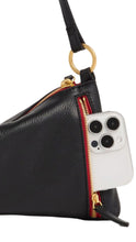 Load image into Gallery viewer, Kyle Bag-BLK BG Red Zip
