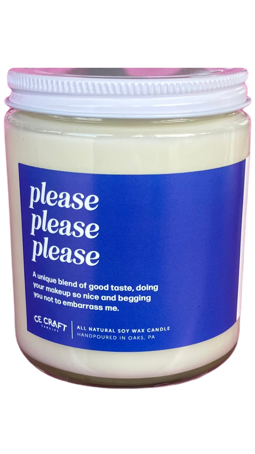 Please Please Please Candle