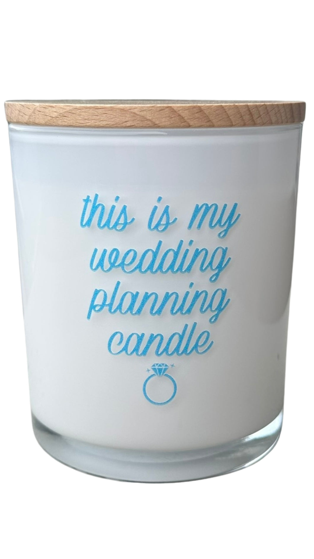 Wedding Planning Prosecco Fizz Candle