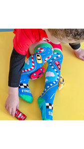 Racing Cars Youth Socks