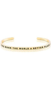 You Make The World Bracelet