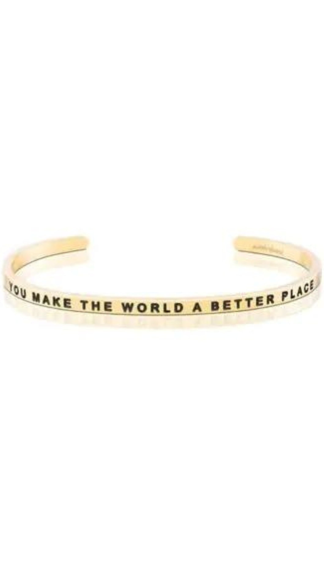 You Make The World Bracelet