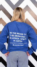 Load image into Gallery viewer, In The Mood Royal Blue Crewneck
