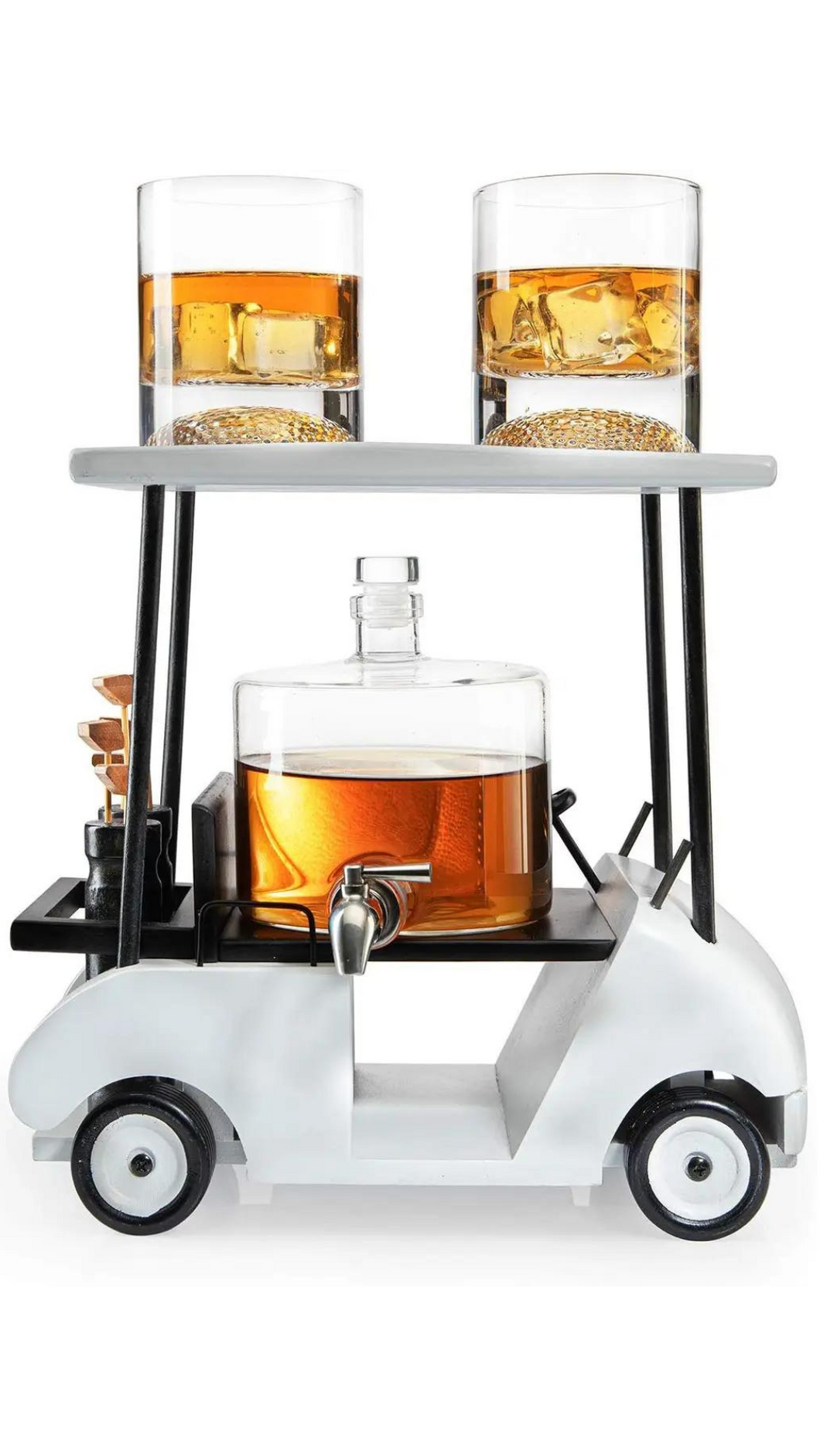 Golf Cart Whiskey Decanter