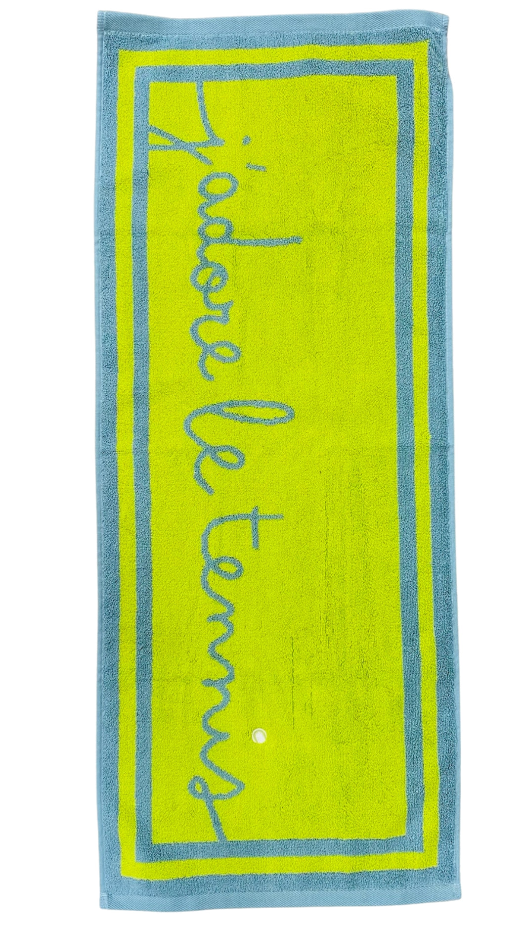 Yellow Sport Towel - J’adore le Tennis