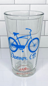 Denver Bike Pint Glass