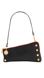 Nash Pochette-BLK BG Red Zip