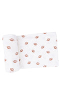 Load image into Gallery viewer, Mini Footballs Swaddle

