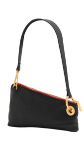 Nash Pochette-BLK BG Red Zip